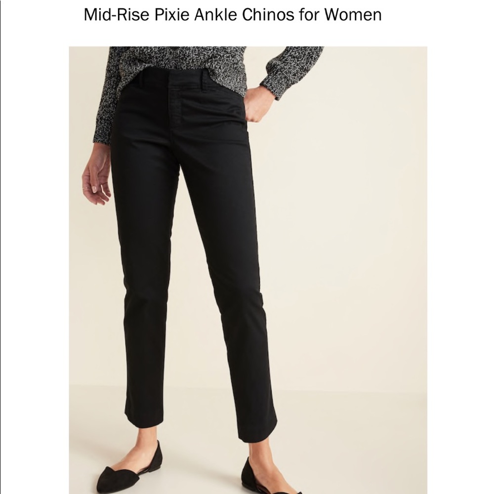 Old Navy black pixie pants